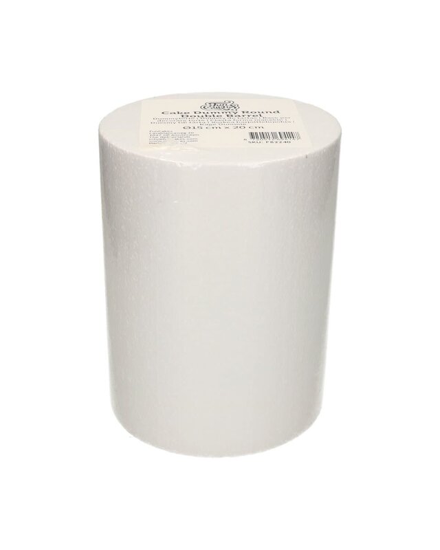 Funcakes Ø15 cm FC Taart Dummy Rond Double Barrel 20 cm hoog