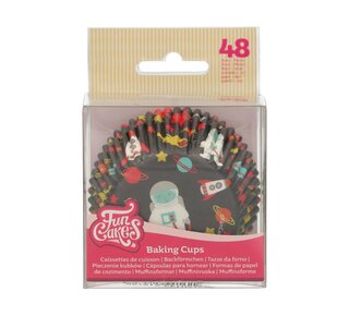 Funcakes FunCakes Baking Cups Space pk/48