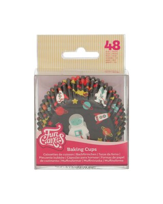 Funcakes FunCakes Baking Cups Space pk/48