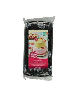 Funcakes FunCakes Rolfondant -Raven Black zwart- -1kg-
