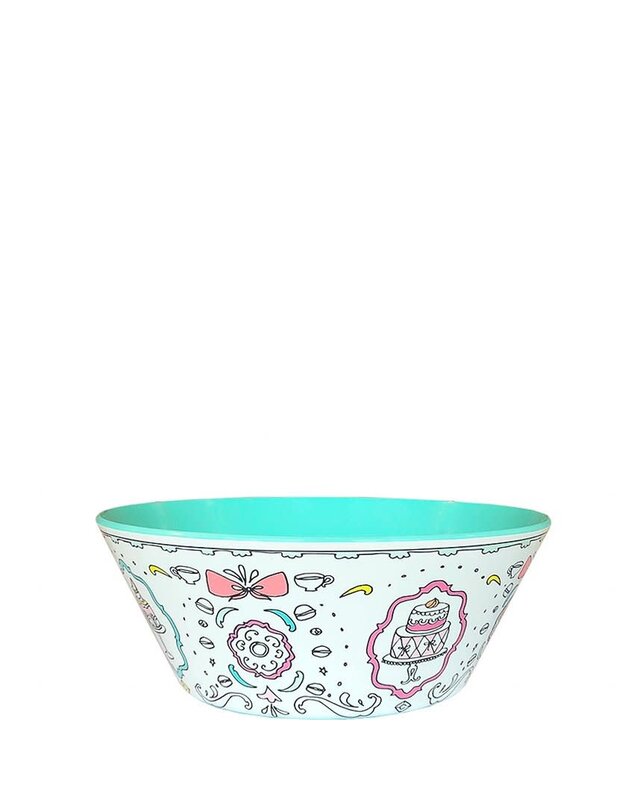 bakken met Jill Jill - Kom ⌀14 cm - Turquoise - Melamine