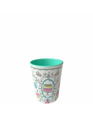 bakken met Jill Jill - Beker 0,23 L - Turquoise - Melamine