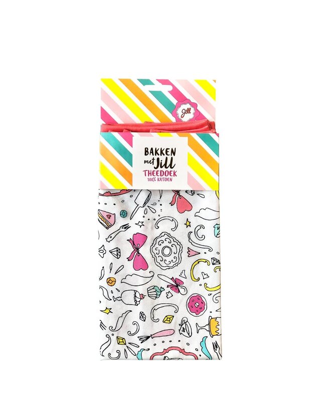 bakken met Jill Jill - Theedoek 50 x 71 cm