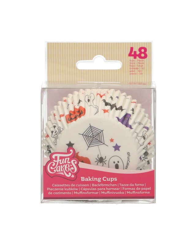 Funcakes FunCakes Baking Cups Halloween pk/48