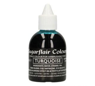 sugarflair Sugarflair Airbrush Colouring - Turquoise - 60ml