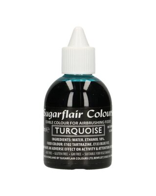 sugarflair Sugarflair Airbrush Colouring - Turquoise - 60ml