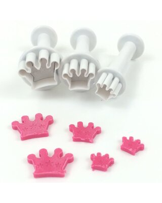 Dekofee Dekofee Mini Plungers Crowns set/3