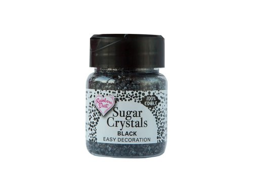 Rd sugar crystals zwart 
