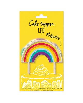 scrapcooking ScrapCooking Cake Topper Led Regenboog