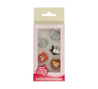 Funcakes FunCakes Suikerdecoratie Safari Dieren Set/12