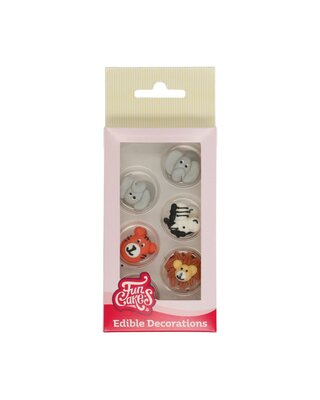 Funcakes FunCakes Suikerdecoratie Safari Dieren Set/12