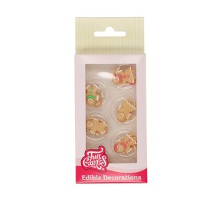 Funcakes FunCakes Suikerdecoratie Gingerbread Set/12