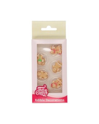 Funcakes FunCakes Suikerdecoratie Gingerbread Set/12