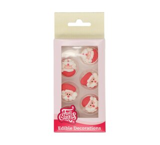 Funcakes FunCakes Suikerdecoratie Kerstman Set/12
