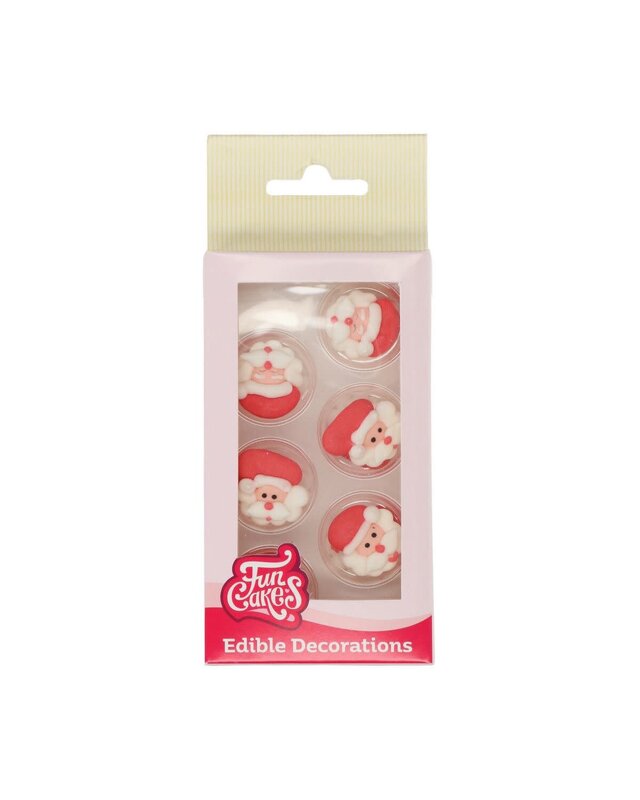 Funcakes FunCakes Suikerdecoratie Kerstman Set/12
