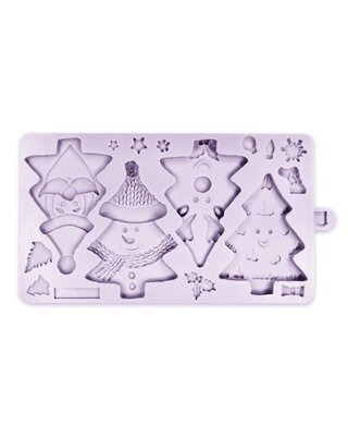 Karen Davies Karen Davies Silicone Mould - Kerstboomfiguren