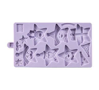 Karen Davies Karen Davies Siliconen Mould - Christmas Stars
