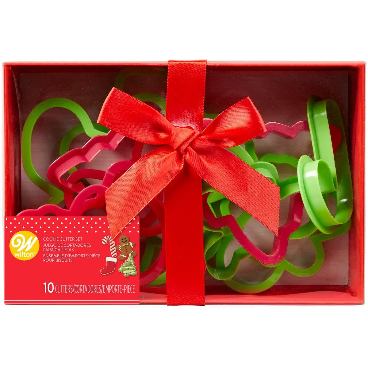 wilton Wilton Plastic Cookie Cutter Christmas Set/10
