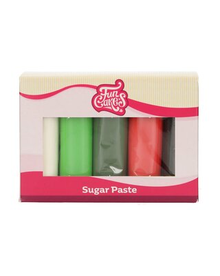 Funcakes FunCakes Fondant Multipack kerst Christmas 5x100g