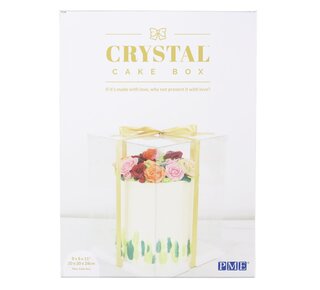 PME PME Crystal transparante taartdoos -25cm