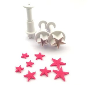 Dekofee Dekofee Mini Plungers Stars set/3
