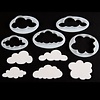 FMM Fluffy Cloud  wolken Cutters set/5