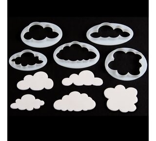 FMM FMM Fluffy Cloud  wolken Cutters set/5