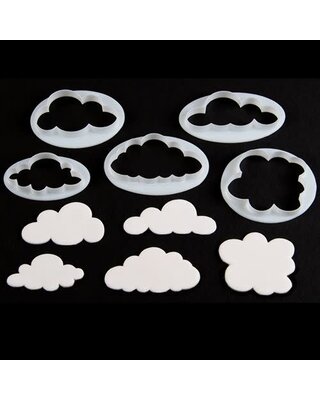 FMM FMM Fluffy Cloud  wolken Cutters set/5