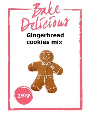 bake delicious gingerbread koekjes mix 250gr