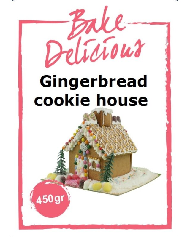 bake delicious gingerbread koekjes huis mix 450gr