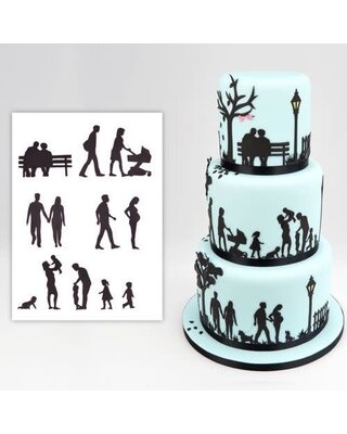 Patchwork Patchwork Cutter Family Silhouette Set