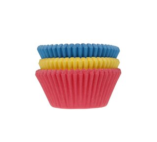 House of Marie House of Marie Baking Cups Assorti Primary pk/75