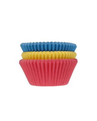 House of Marie House of Marie Baking Cups Assorti Primary pk/75