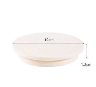 Mini koekjes draaitafel - cookie turntable 10 cm