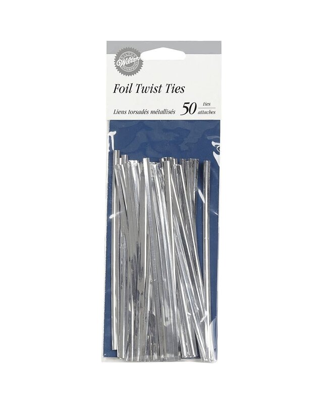 wilton Wilton Foil Twist Ties pk/50