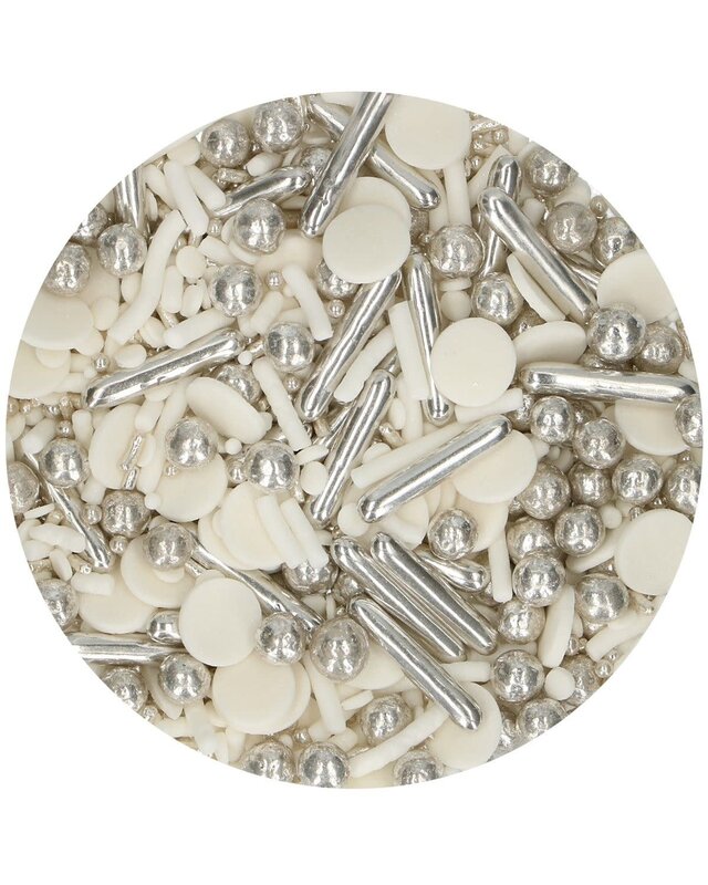 Funcakes FunCakes Sprinkle Medley -Silver Chic- 65g