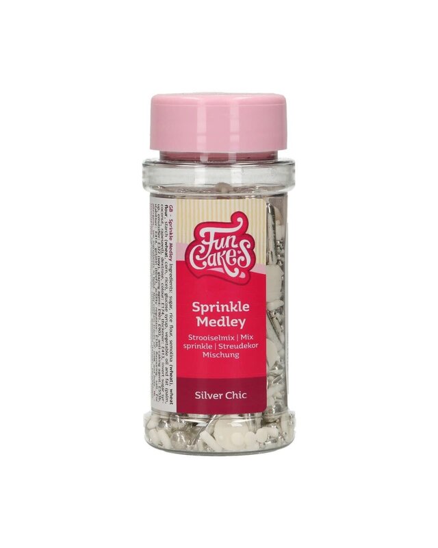 Funcakes FunCakes Sprinkle Medley -Silver Chic- 65g