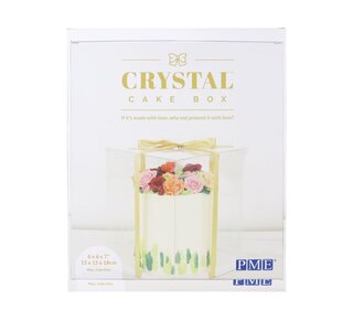 PME Crystal Cake Box - 15cm
