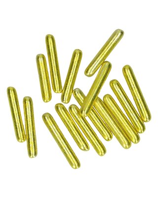 Funcakes Metallic Sugar rods XL Yellow Gold 70 gr