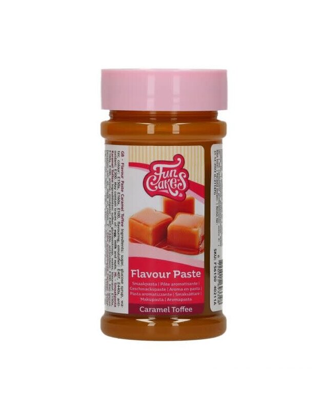 Funcakes Smaakpasta -Karamel Toffee- 100g *** THT 31-07-2026