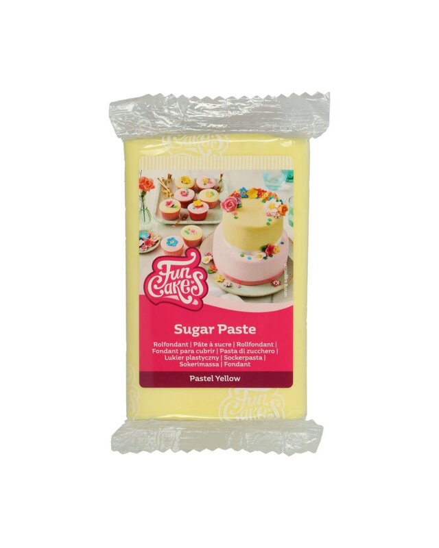 Funcakes FunCakes fondant -Pastel Yellow- -250g-