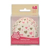 FunCakes Baking Cups -Hearts- pk/48