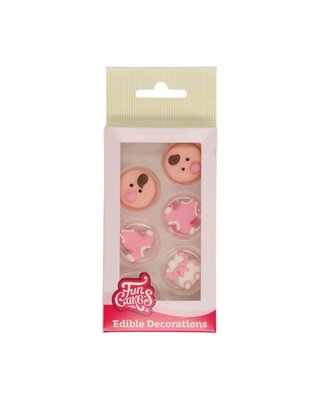 Funcakes FunCakes Suikerdecoratie Baby Meisje Set/12