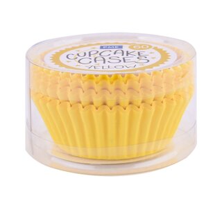 PME PME Baking Cups geel yellow  pk/60