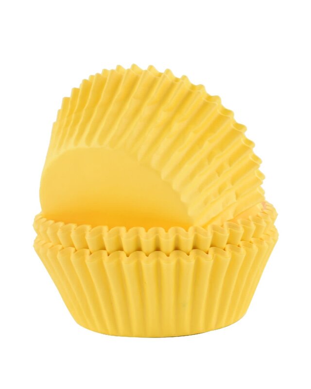 PME PME Baking Cups geel yellow  pk/60