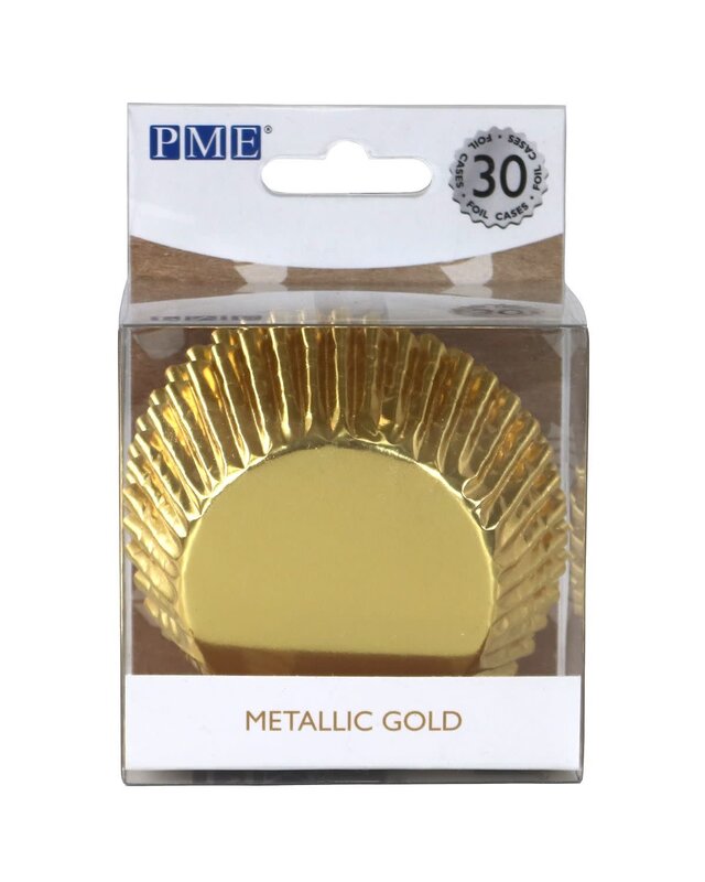 PME PME Baking Cups Metallic Gold pk/30
