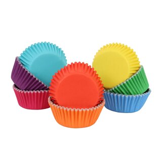 PME PME Baking Cups rainbow Colour pk/100