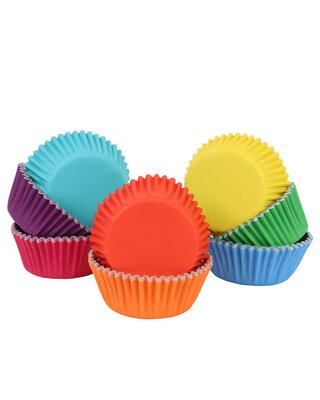 PME PME Baking Cups rainbow Colour pk/100