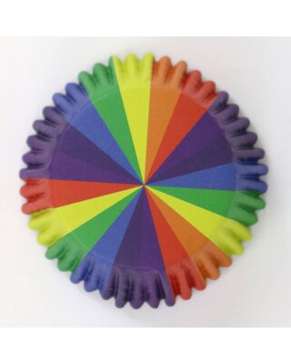 PME PME Foil Lined Baking Cups Rainbow Colours pk/30