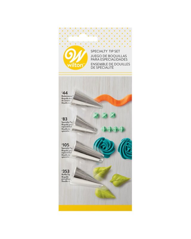 wilton Wilton Decorating Tip Set Specialty #44, #83, #105, #353